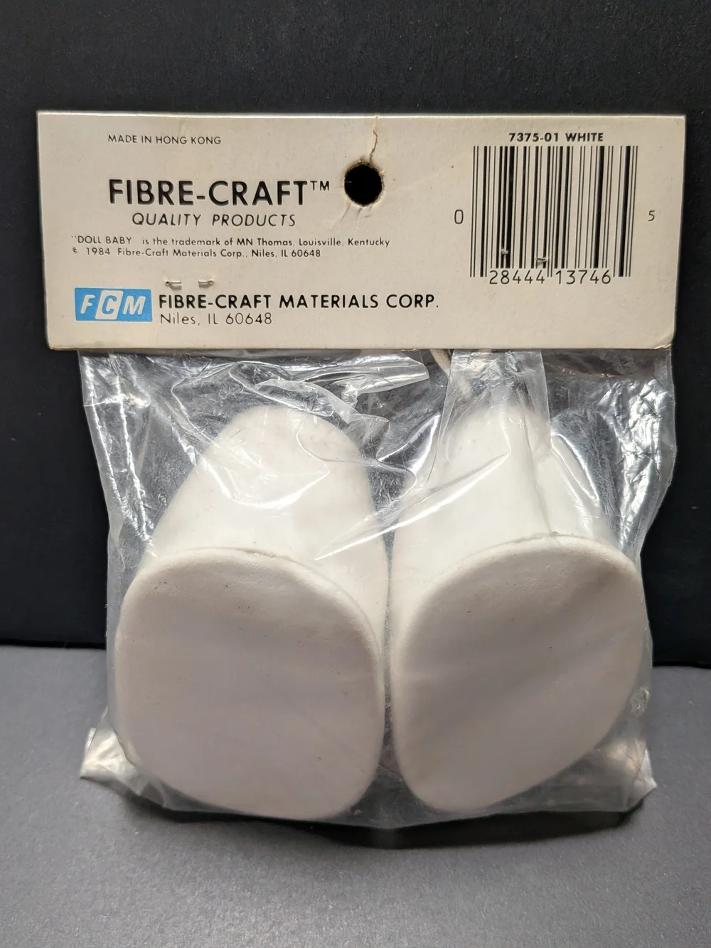 Vintage Cabbage Patch Kids Doll Lace Up Shoes Doll Baby, in package Fibre craft